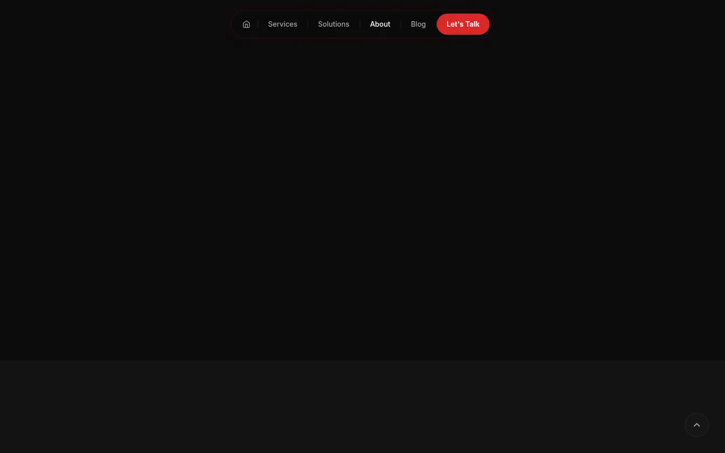 About Page — Editorial Layout