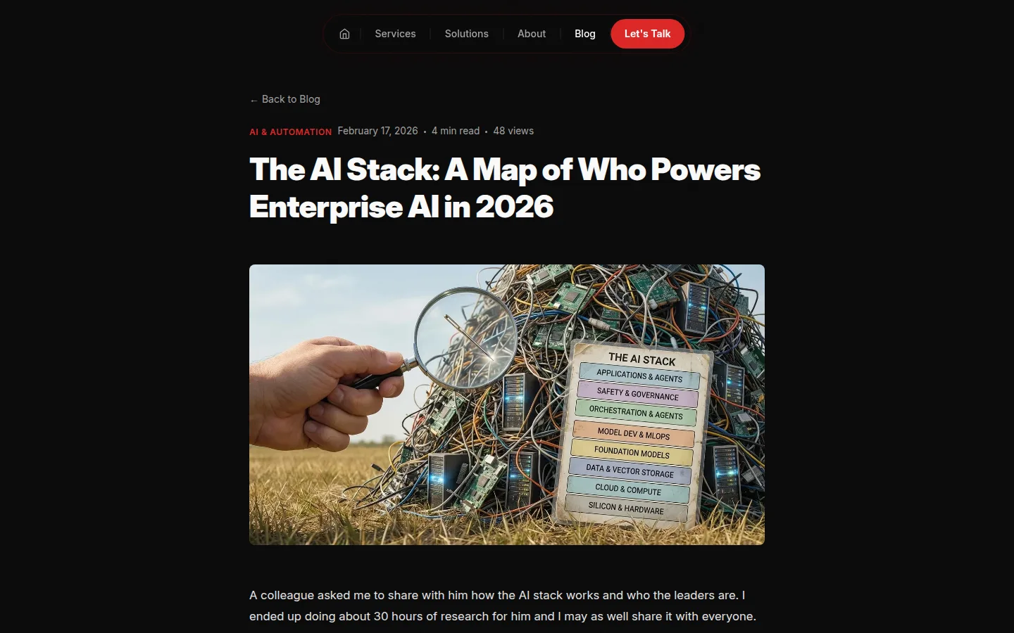 Blog Listing & Post Pages