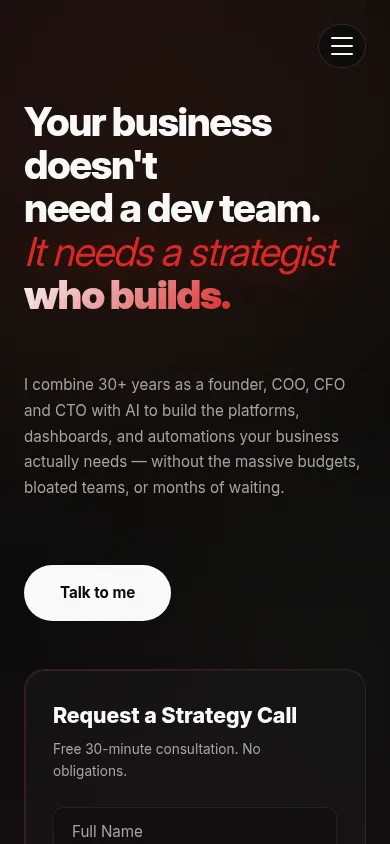 Mobile Responsive Design