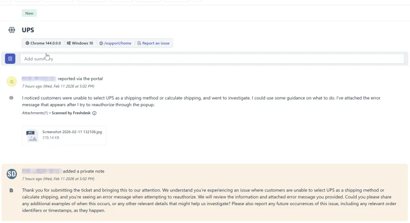 AI-Powered Contextual Ticket Acknowledgment
